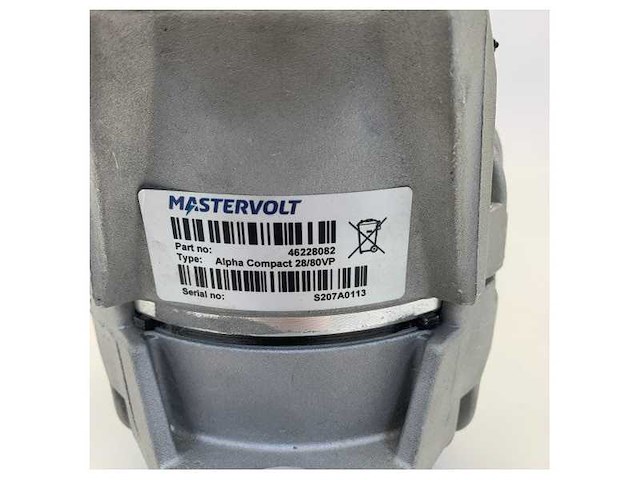 Mastervolt 46228082 alpha compact 28v / 80 amp alternator - afbeelding 6 van  6