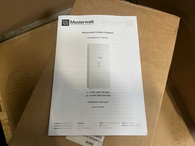 Masterwatt calida compact elektrische cv-ketel - afbeelding 1 van  1