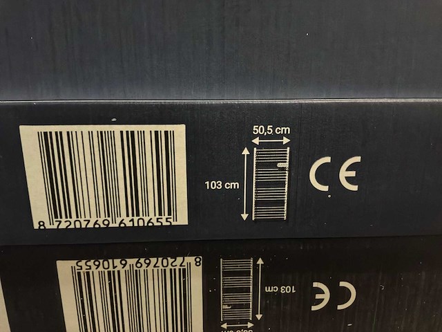 Masterwatt calor 750w elektrische designradiator (9x) - afbeelding 5 van  6