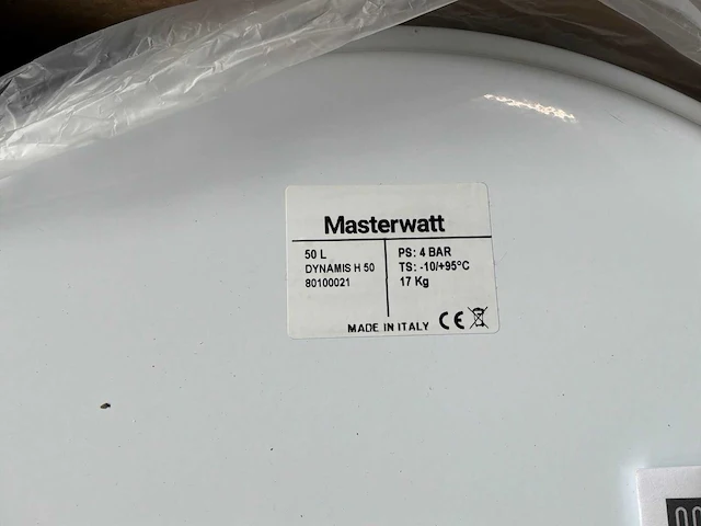 Masterwatt dynamis h 50l buffervat - afbeelding 3 van  3