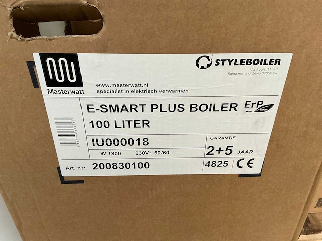 Masterwatt vsxb 100 smart warmtepompboiler - afbeelding 2 van  5
