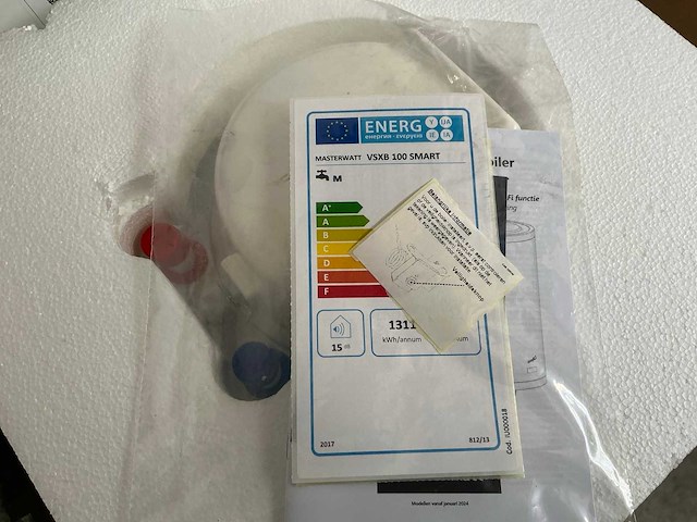 Masterwatt vsxb 100 smart warmtepompboiler - afbeelding 5 van  5
