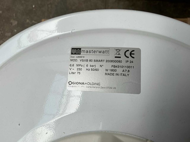 Masterwatt vsxb 80 smart warmtepompboiler - afbeelding 3 van  6