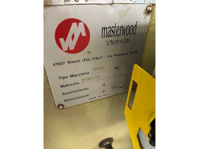 Masterwood om b1 horizontale gatensteek machine - afbeelding 5 van  14