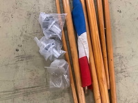 Maststokken - gelakt houten - overige bootonderdeel (7x) - afbeelding 4 van  4