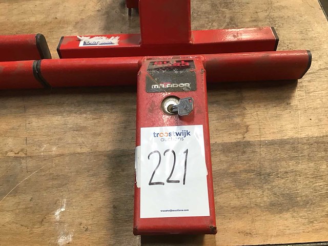 Matador bull lock trekhaaksloten (4x) - afbeelding 2 van  4