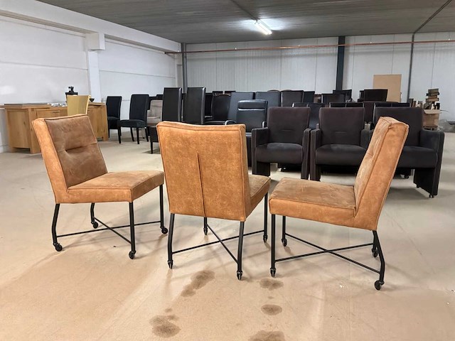 Mataras verrijdbare eetkamerstoel (3x) - afbeelding 2 van  10