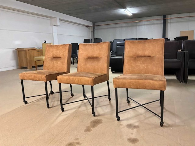 Mataras verrijdbare eetkamerstoel (3x) - afbeelding 4 van  10