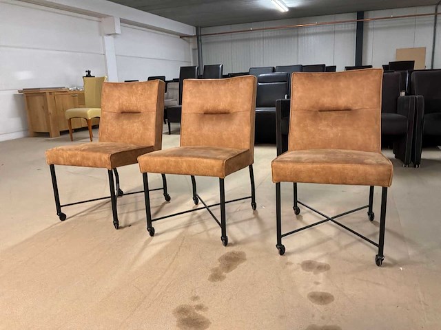 Mataras verrijdbare eetkamerstoel (3x) - afbeelding 5 van  10