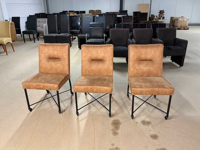 Mataras verrijdbare eetkamerstoel (3x) - afbeelding 9 van  10