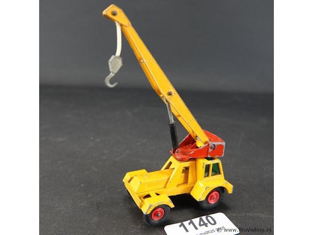 Matchbox king size taylor jumbo crane. jaren 60, gemaakt in engeland door lesney products. - afbeelding 1 van  5