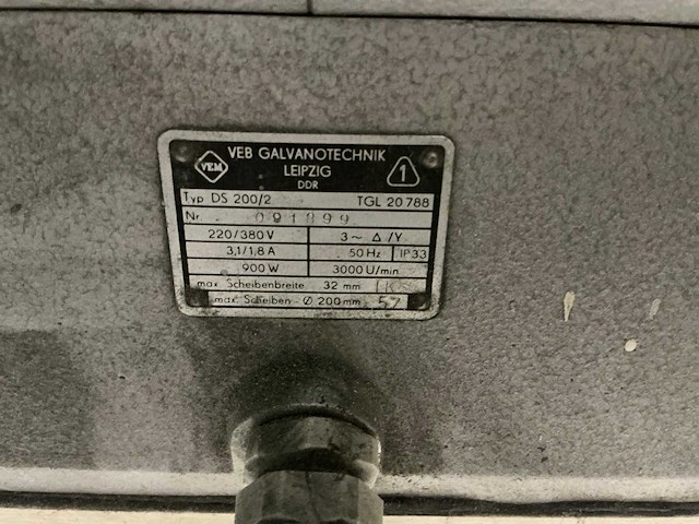 Matchless ds200/2 dubbelsteens slijpmachine - afbeelding 4 van  8
