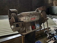 Matchless veb ds 200/2 dubbelsteens slijpmachine op voet - afbeelding 1 van  4