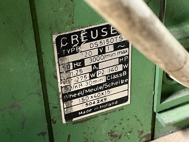 Matebo/creusen dubbelsteens slijpmachine (2x) - afbeelding 12 van  12