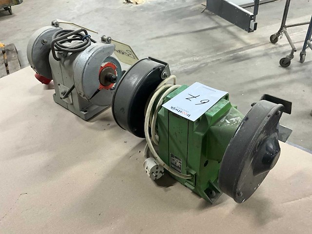 Matebo/creusen dubbelsteens slijpmachine (2x) - afbeelding 7 van  12