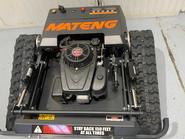 Mateng rm20 grasmaaier op afstand bestuurbaar tot 600m - maaibreedte 53 cm - 224cc - lawn mower tracks - afbeelding 10 van  38