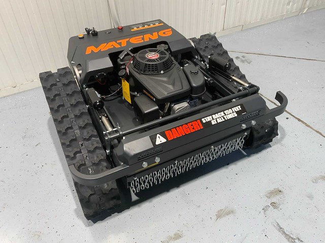 Mateng rm20 grasmaaier op afstand bestuurbaar tot 600m - maaibreedte 53 cm - 224cc - lawn mower tracks - afbeelding 1 van  31