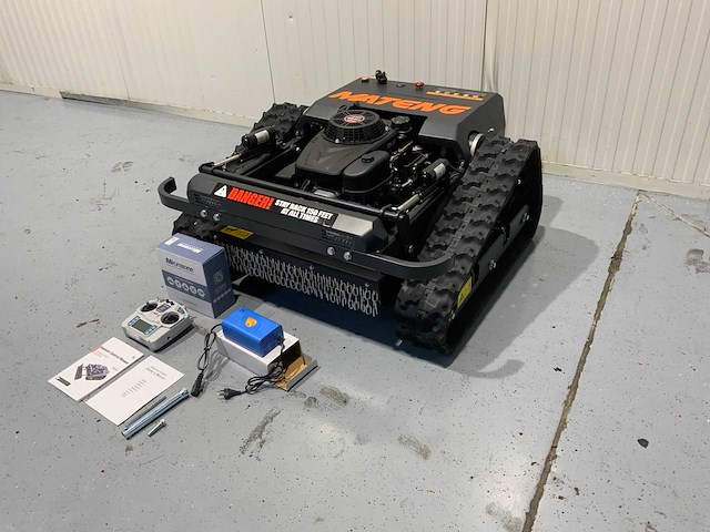 Mateng rm20 grasmaaier op afstand bestuurbaar tot 600m - maaibreedte 53 cm - 224cc - lawn mower tracks - afbeelding 28 van  31