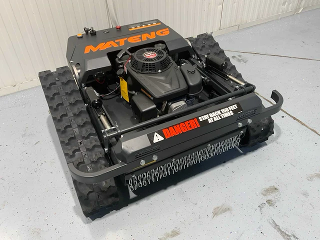Mateng rm20 grasmaaier op afstand bestuurbaar tot 600m - maaibreedte 53 cm - 224cc - lawn mower tracks - afbeelding 1 van  36