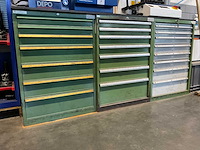 Materiaal- ladenkast met inhoud (3x) - afbeelding 1 van  19