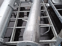 Materiaalbok met 2x 8 duims buis met flens - afbeelding 2 van  5