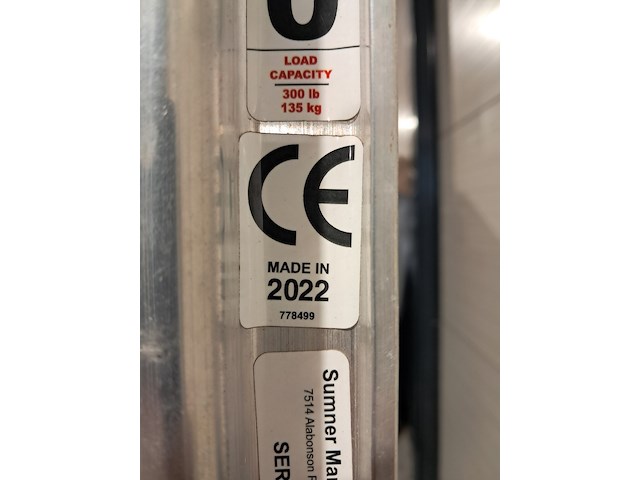 Materiaallift 3,40m ~, sumner, 2210, 2022 - afbeelding 17 van  25