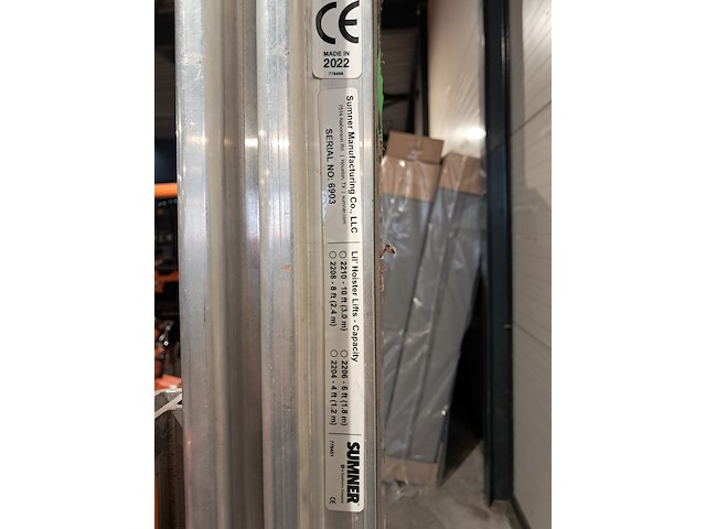 Materiaallift 3,40m ~, sumner, 2210, 2022 - afbeelding 18 van  25