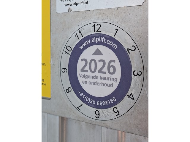 Materiaallift alp lift, m 476, bouwjaar 2016 - afbeelding 2 van  12