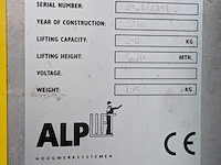 Materiaallift alp lift, m 476, bouwjaar 2016 - afbeelding 12 van  12