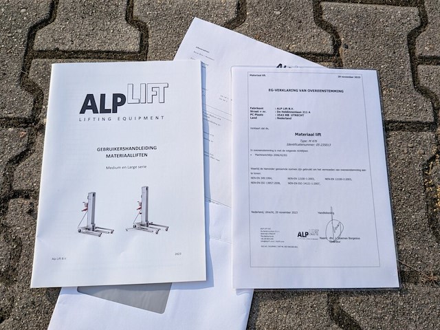 Materiaallift alp lift, m 476, bouwjaar 2023 - afbeelding 3 van  12
