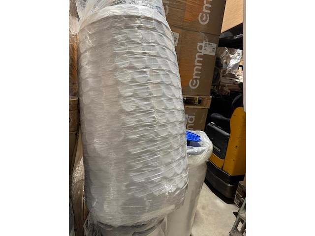 Matras, emma, hybrid - 200x200, wit - afbeelding 2 van  4