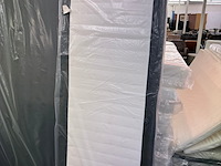 Matras koudschuim pocketvering 90x200cm, antraciet - afbeelding 2 van  2