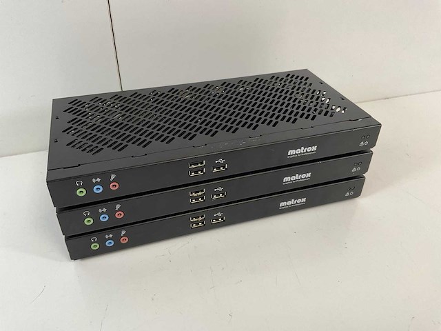 Matrox (xto2-f2408f) professional expandable video-graphics extenders (3x) - afbeelding 2 van  5