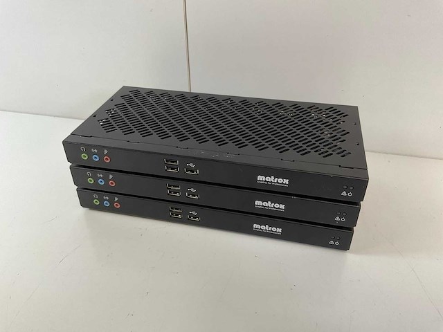 Matrox (xto2-f2408f) professional expandable video-graphics extenders (3x) - afbeelding 3 van  5
