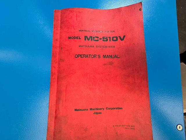 Matsuura - 1990 - mc-510v - verticale machinecentra met 20 gereedschapopnames - afbeelding 13 van  22