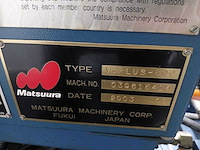 Matsuura - 2003 - v plus 800 - cnc freesmachine - afbeelding 18 van  25