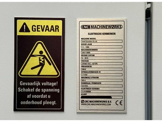 Matsuura - fx-10 - 4-axis machining center - 2015 - afbeelding 9 van  17