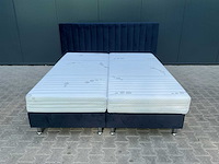 Matt sleep velvet blauw 200x180 - bed - afbeelding 10 van  17