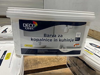 Matte badkamer- en keukenverf - 5 liter - wit (10x) - afbeelding 1 van  7
