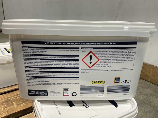 Matte badkamer- en keukenverf - 5 liter - wit (10x) - afbeelding 2 van  7