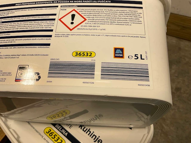 Matte badkamer- en keukenverf - 5 liter - wit (10x) - afbeelding 4 van  7
