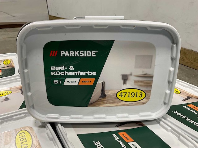 Matte badkamer- en keukenverf - 5 liter - wit (64x) - afbeelding 2 van  7