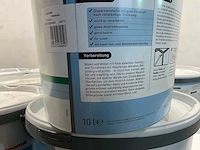 Matte muur- en plafondverf - 10 liter - wit (10x) - afbeelding 5 van  9