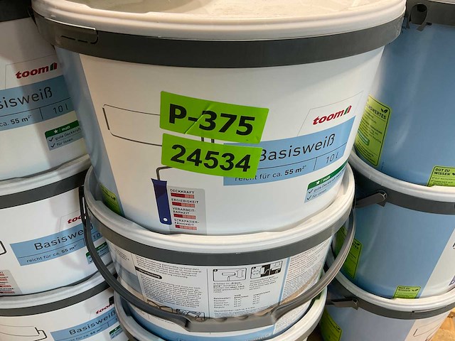 Matte muur- en plafondverf - 10 liter - wit (19x) - afbeelding 9 van  9