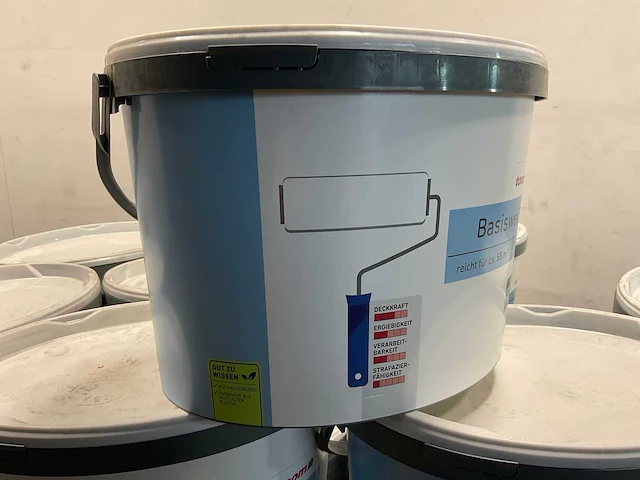 Matte muur- en plafondverf - 10 liter - wit (19x) - afbeelding 3 van  9