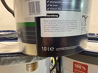 Matte muur- en plafondverf - 10 liter - wit (20x) - afbeelding 5 van  9