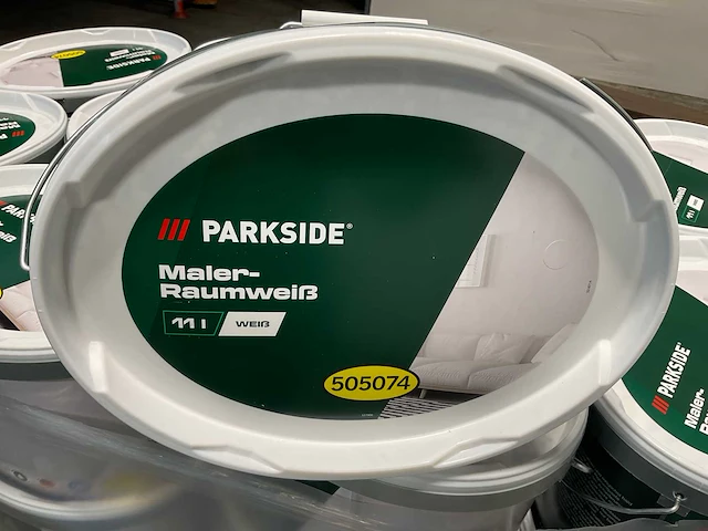 Matte muur- en plafondverf - 11 liter - wit (10x) - afbeelding 2 van  9
