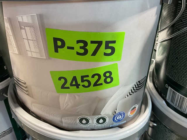 Matte muur- en plafondverf - 11 liter - wit (20x) - afbeelding 9 van  10