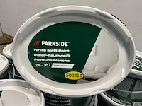 Matte muur- en plafondverf - 11 liter - wit (20x) - afbeelding 1 van  8