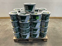 Matte muur- en plafondverf - 11 liter - wit (20x) - afbeelding 3 van  12